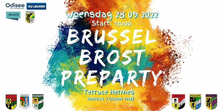Pre party Brussel Brost