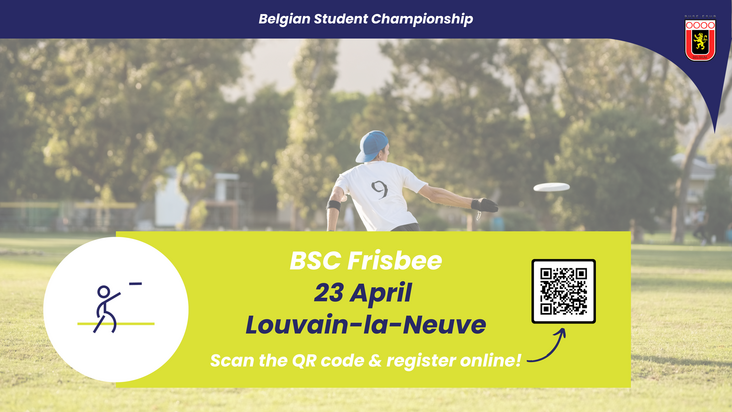 Belgisch studentenkampioenschap frisbee 2023